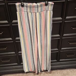 Blue Rein Linen Wide Leg Pants - Sixe XL